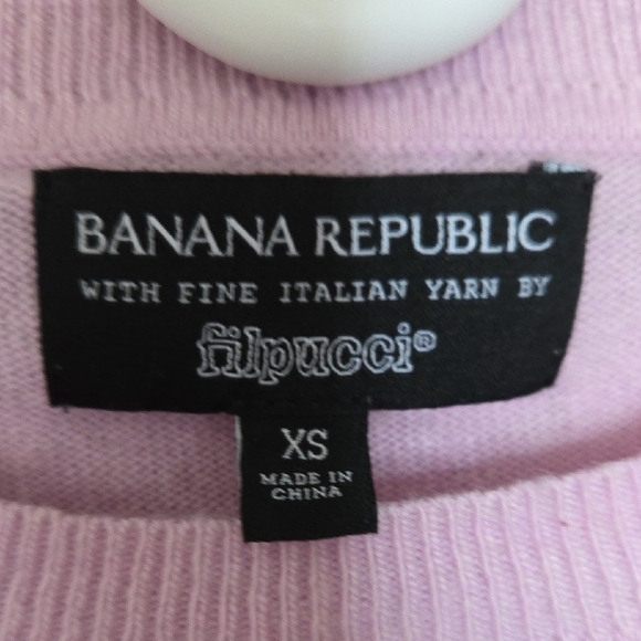💥Buy2Get1Free💥Banana Republic Pink Crew Neck Sweater - Picture 3 of 4